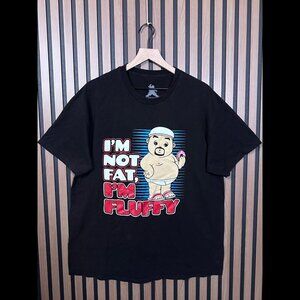 Gabriel Iglesias T-Shirt XL Big Mens 'I'm Not Fat I'm Fluffy' 2022 Tour Graphic